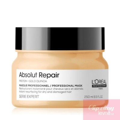 Loreal Expert Absolut Repair Gold Quinoa + Protein maska pro poškozené vlasy 250ml