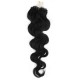Vlnité vlasy pro metodu Micro Ring / Easy Loop 60cm – černé