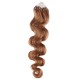 Vlnité vlasy pro metodu Micro Ring / Easy Loop 60cm – světle hnědé