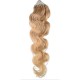 Vlnité vlasy pro metodu Micro Ring / Easy Loop 60cm – přírodní blond