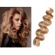 Vlnité vlasy pro metodu TapeX / Tape Hair / Tape IN 50cm - přírodní / světlejší blond