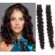 Kudrnaté vlasy pro metodu TapeX / Tape Hair / Tape IN 50cm - přírodní černé