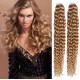 Kudrnaté vlasy pro metodu TapeX / Tape Hair / Tape IN 60cm - přírodní / světlejší blond