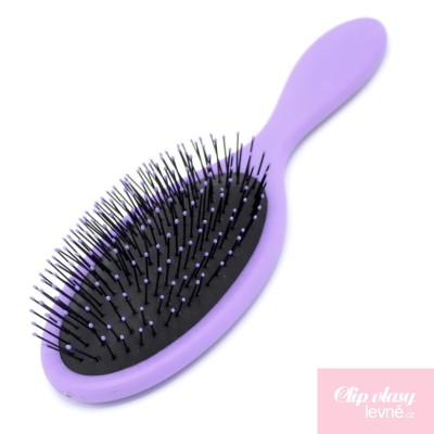 Speciální kartáč na mokré vlasy – fialový