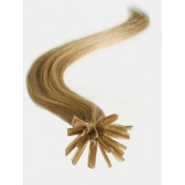 Vlasy evropského typu k prodlužování keratinem 50cm - růžové